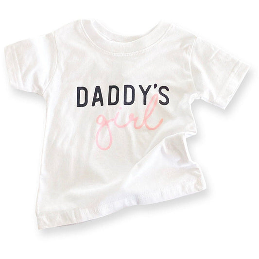 Daddy's Girl Tee White Matching Daddy's Girl & Girldad Shirt