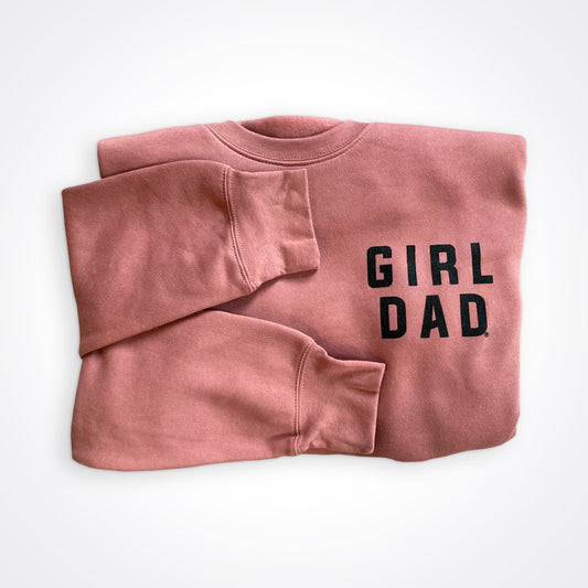 Girldad® Mauve Crew Sweatshirt