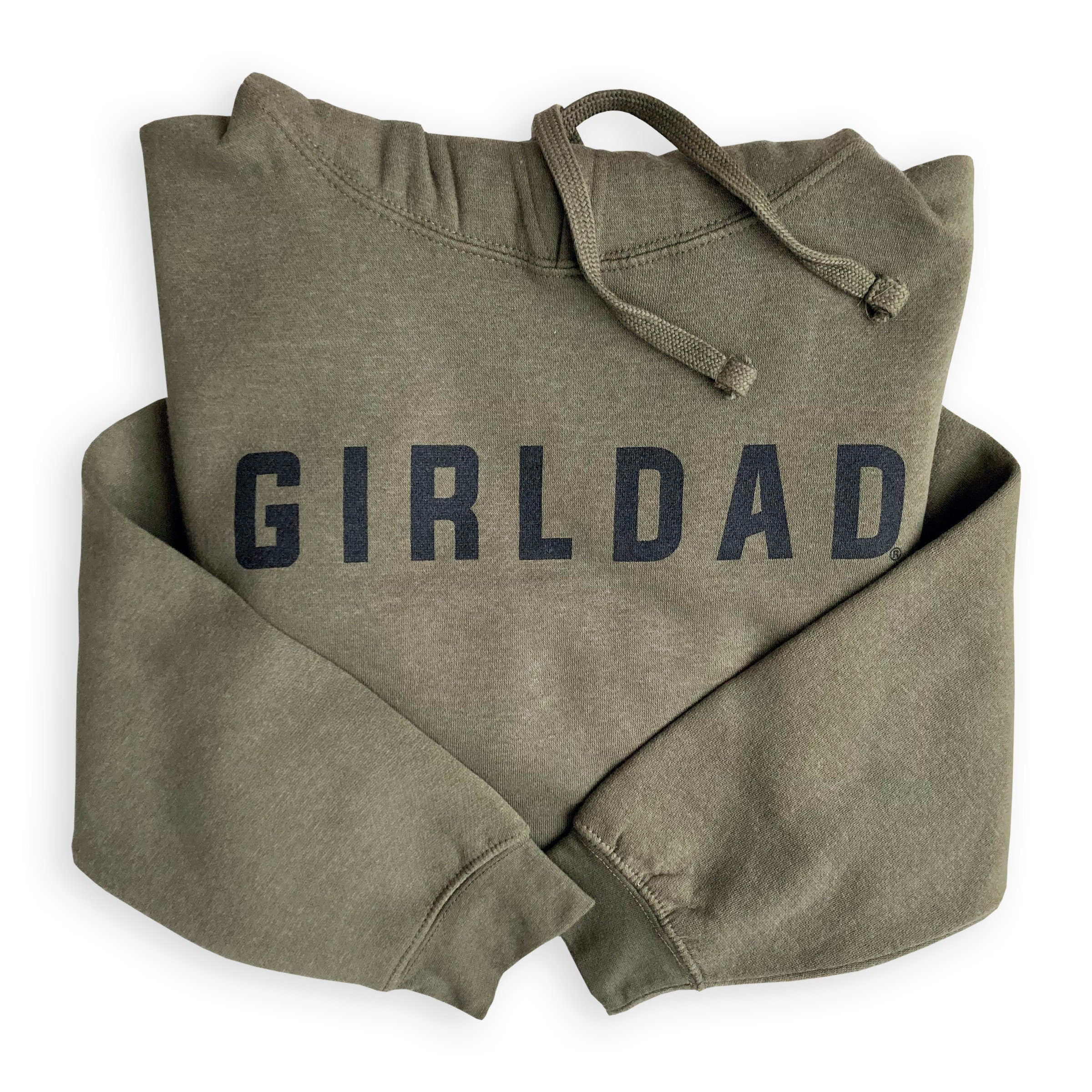 Girldad® Military Green Hoodie