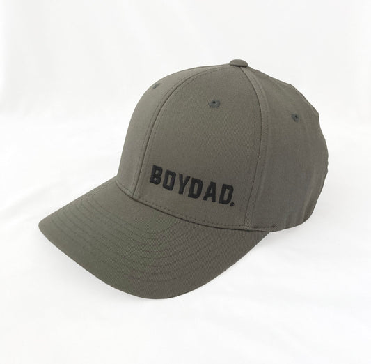 Boydad® Grey with Black Embroidered Flexfit Hat