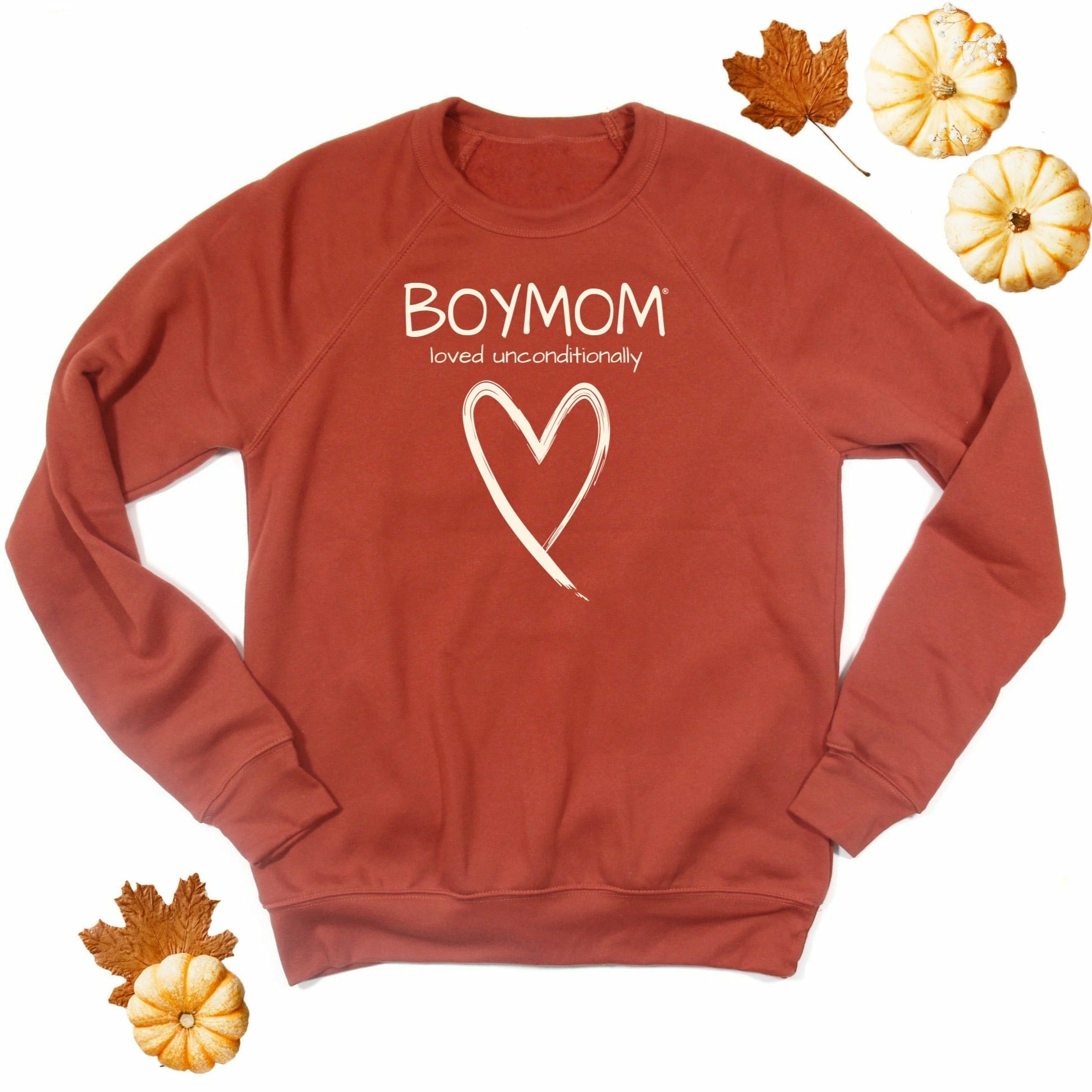 Autumn Boymom Loved Unconditionally Sweatshirt