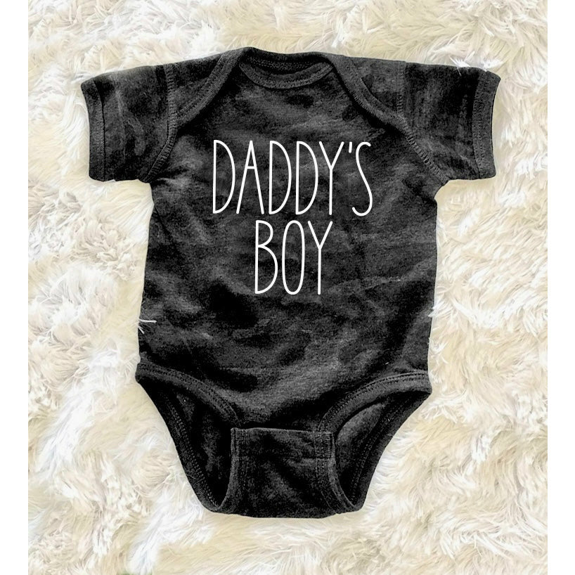 Daddy's Boy Black Camo Bodysuit