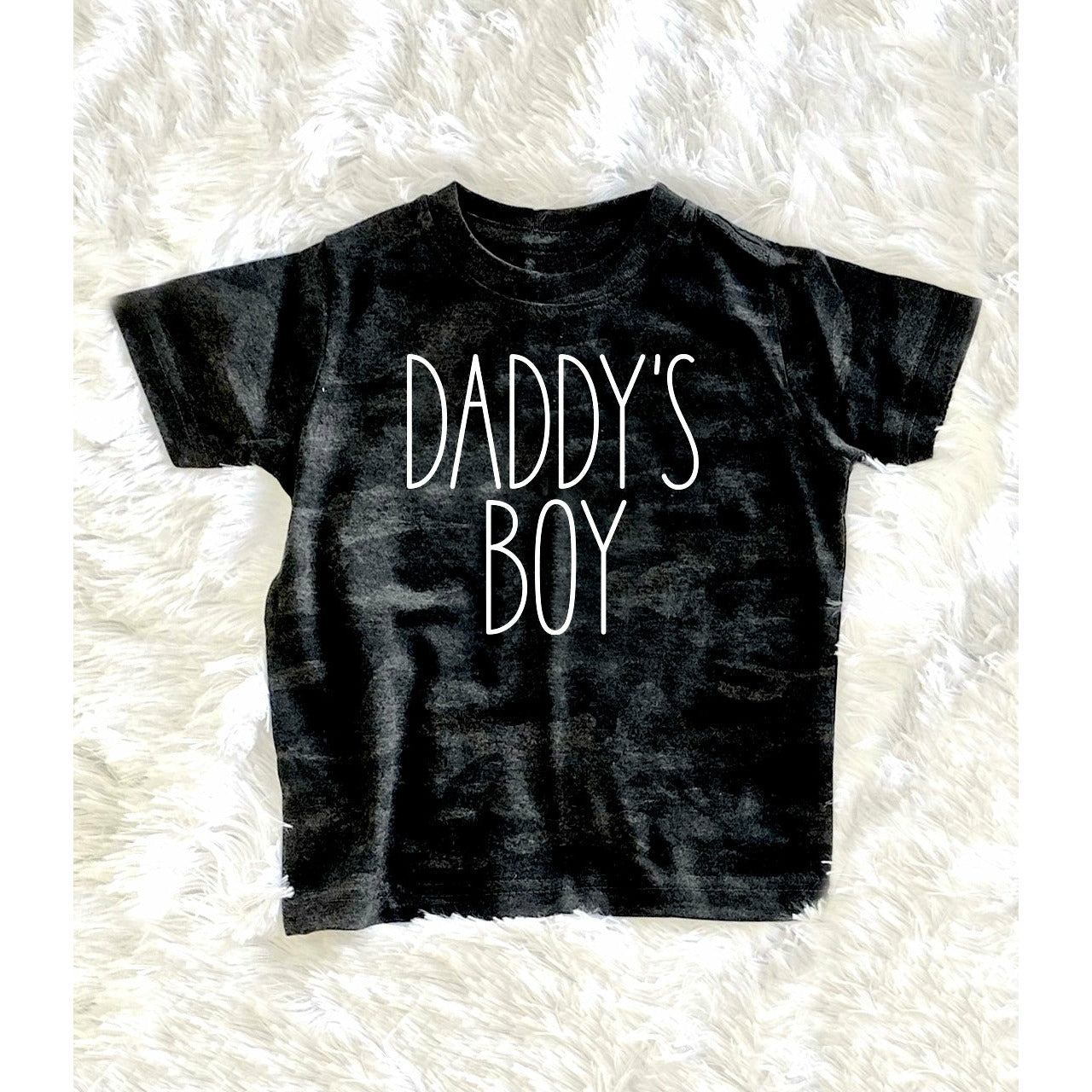 Daddy's Boy Black Camo Toddler and Youth Tees