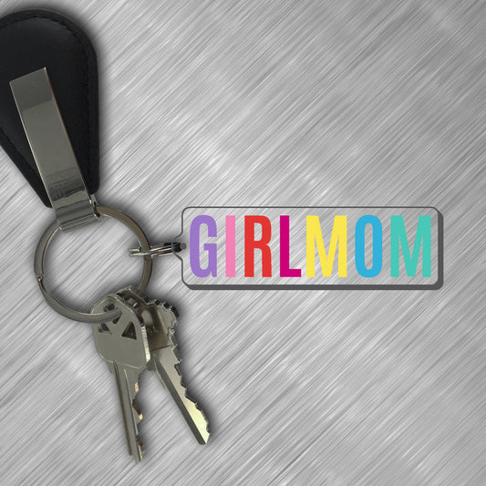 Girlmom Keychain - Happy Multicolor