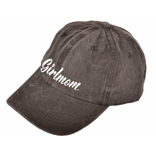 GIRLMOM GREY PIGMENT DYED CAP ONE SIZE