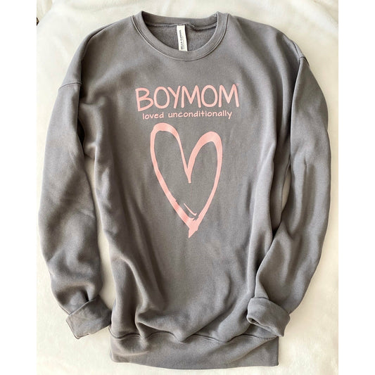 Boymom Loved Unconditionally Sweatshirt