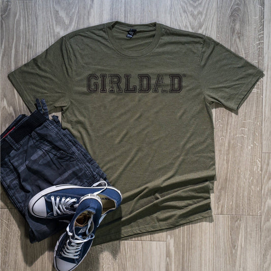 Girldad® Military Green Weathered Shirt