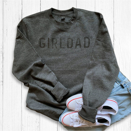 Girldad® Crew Sweatshirt Charcoal Heather