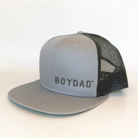 Boydad® Steel Grey Embroidered Trucker Hat
