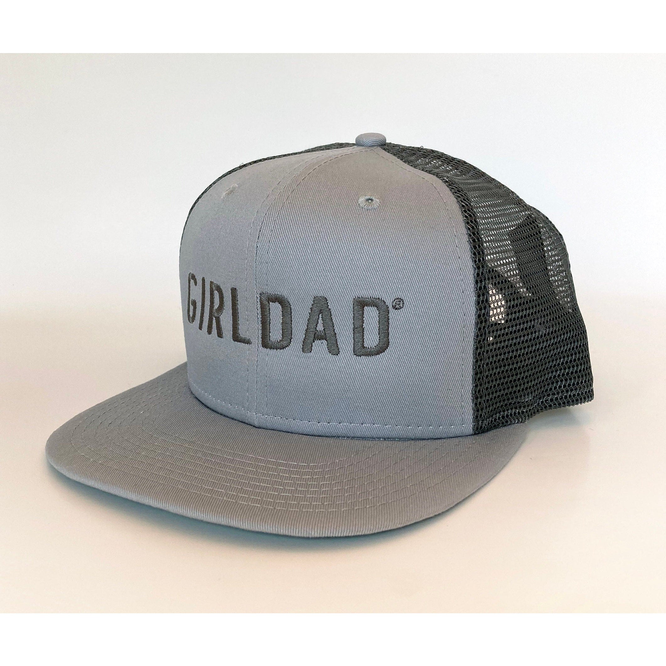 Girldad® Steel Grey  Embroidered Trucker Hat