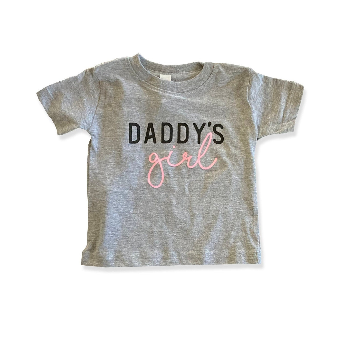 Daddy's Girl Grey Matching Daddy's Girl & Girldad Shirt