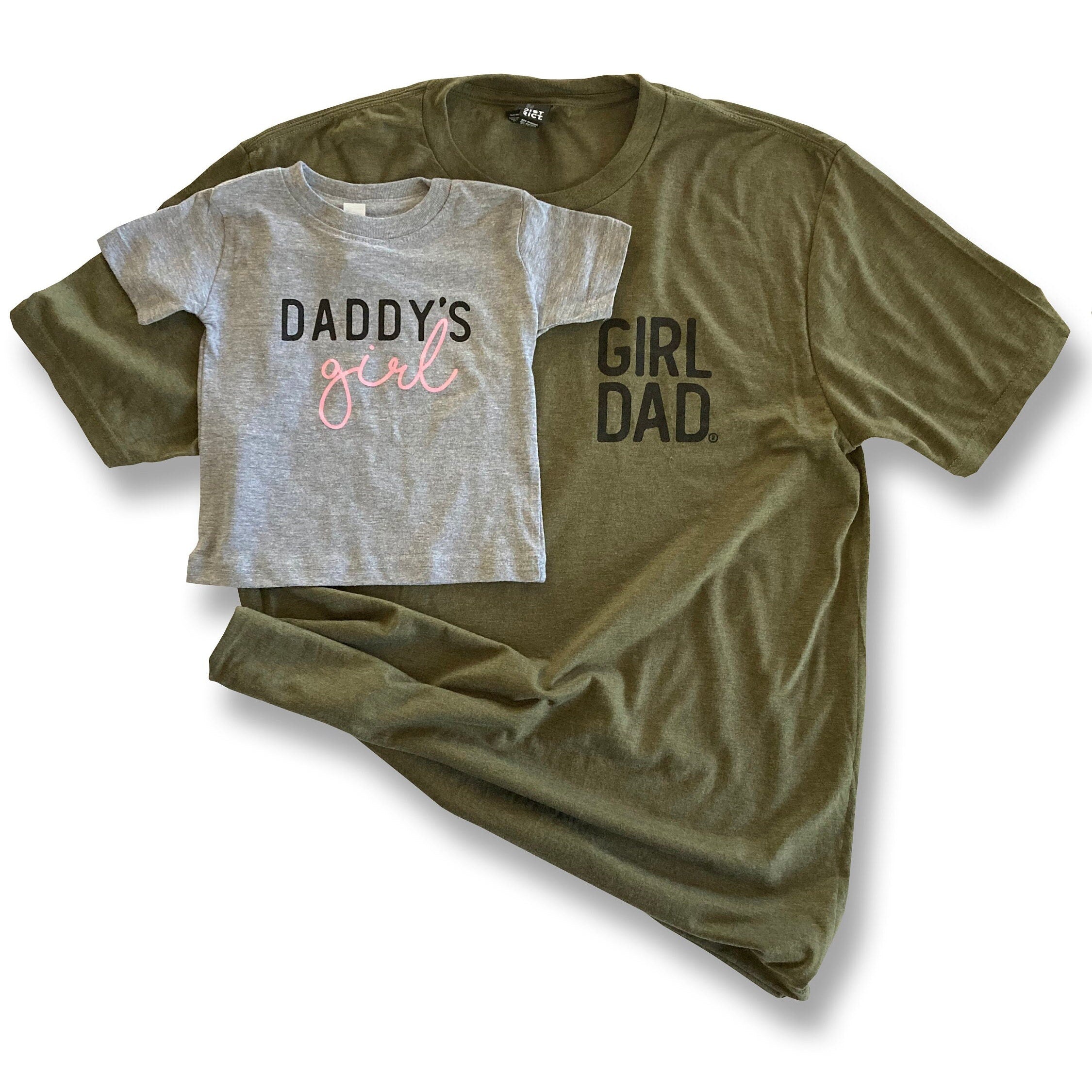 Daddy's Girl Grey Matching Daddy's Girl & Girldad Shirt