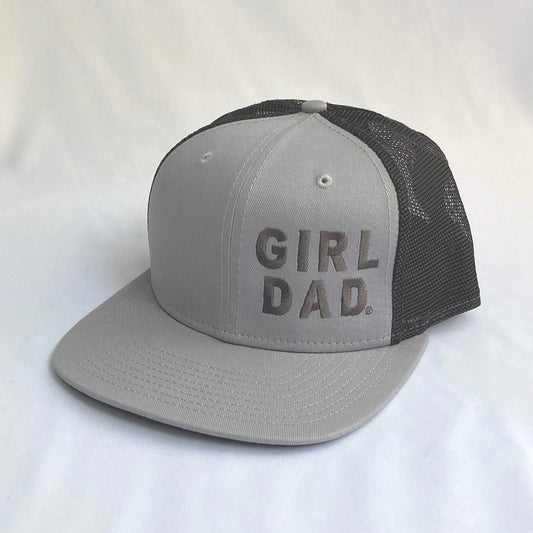 Girldad® Steel Grey Embroidered Trucker Hat