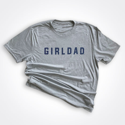 Girldad® Shirt Navy on Gray WHL