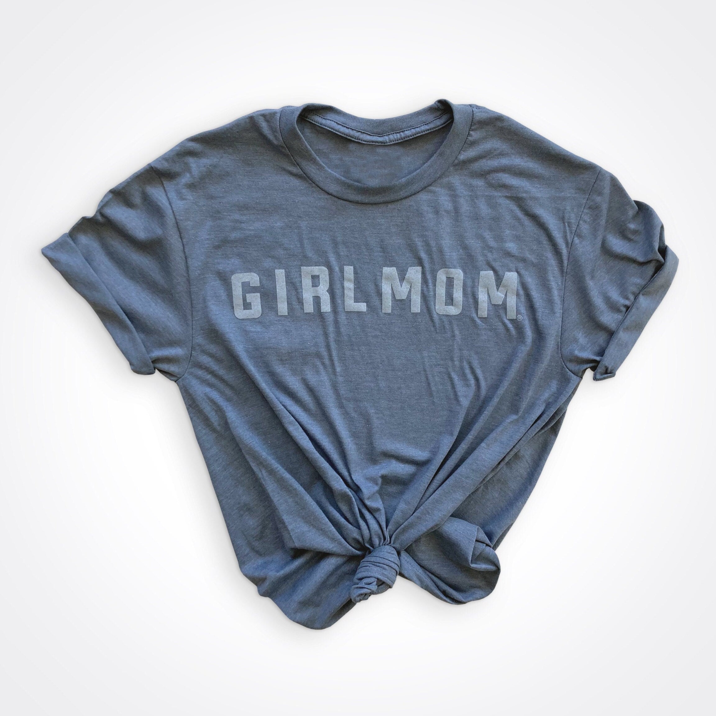 Girlmom® Flint Blue Crew Shirt