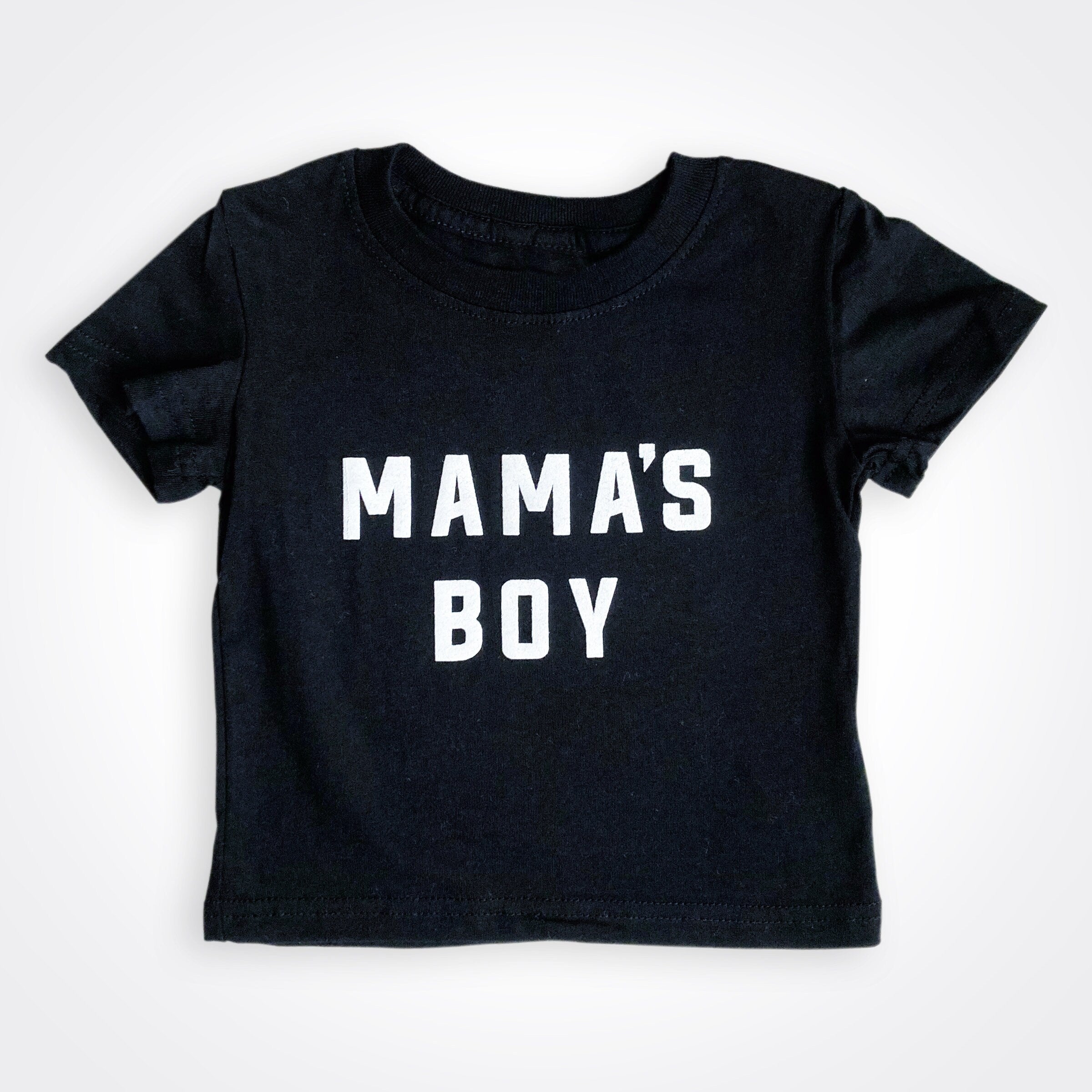 Mama's Boy Black Shirt