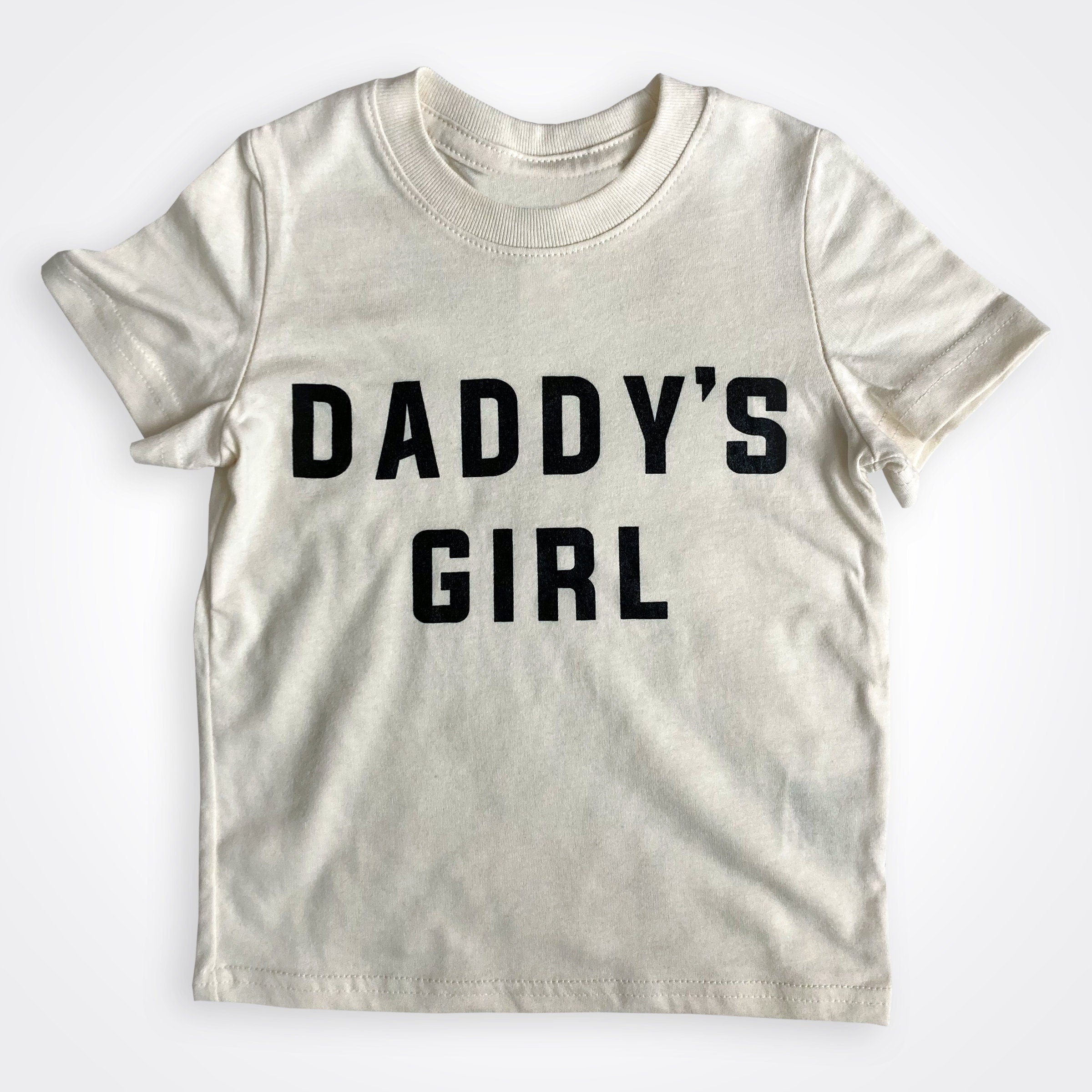 Daddy's Girl Natural Shirt Matching Daddy's Girl & Girldad Shirt