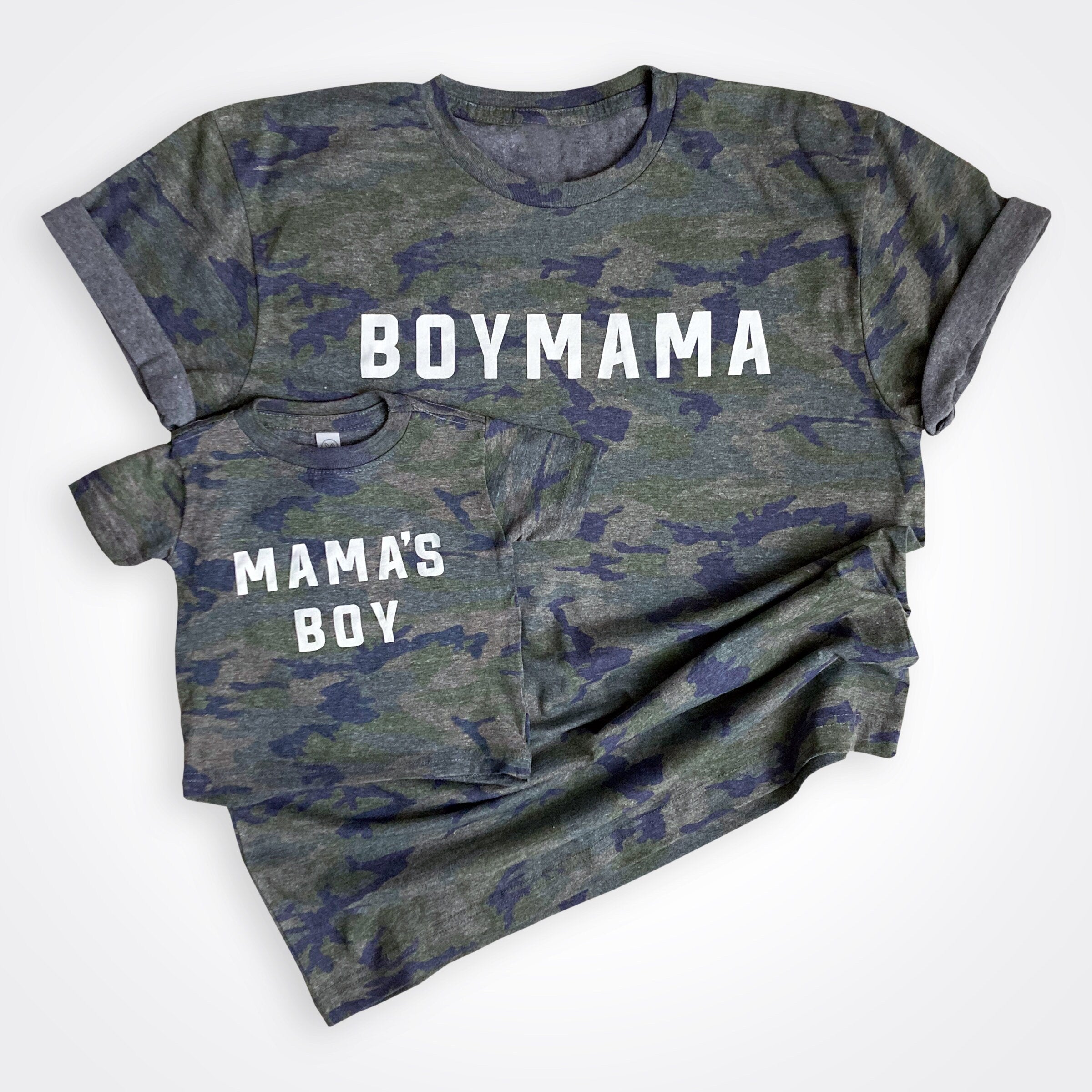 Boy Mama Vintage Camo Shirt