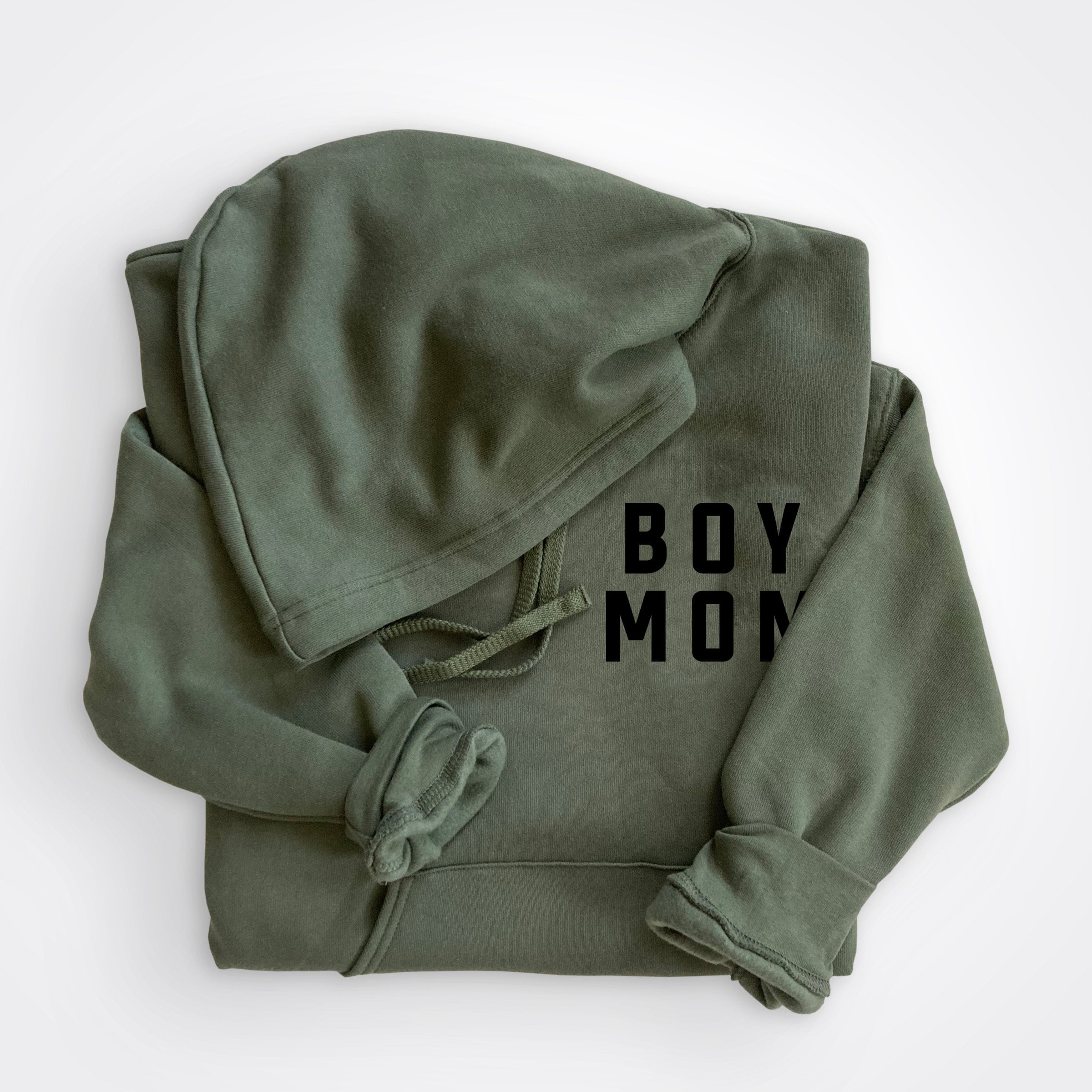 Boymom Military Green Hoodie
