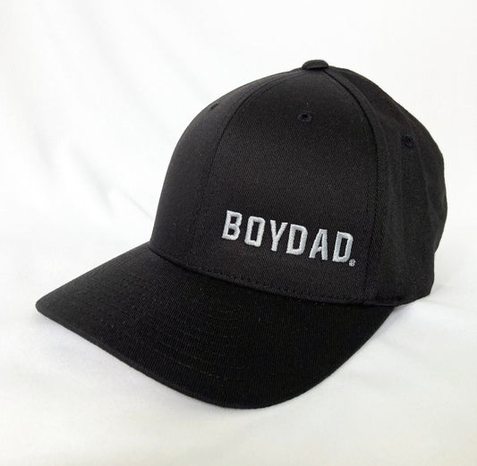 Boydad® Black/Silver Embroidered Flexfit Hat