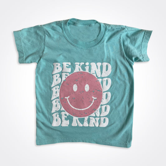 Be Kind Happy Face Chalky Mint