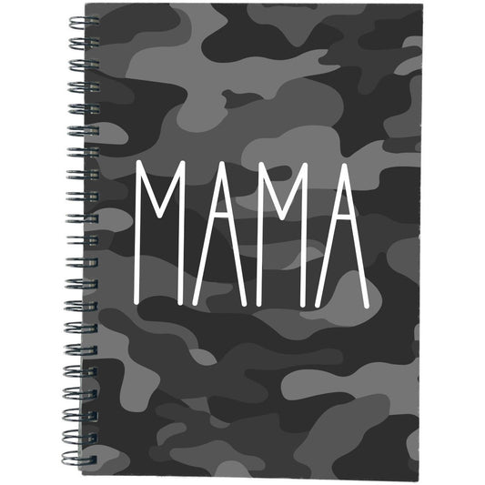 Mama Black Camo 6 x 9 Journal