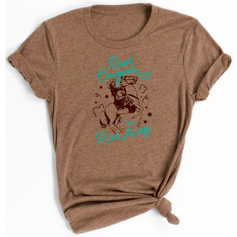 Real Cowgirls Ride Away Tee